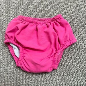 iPlay pink solid swim diaper for toddler girl  - large - 12-18 months